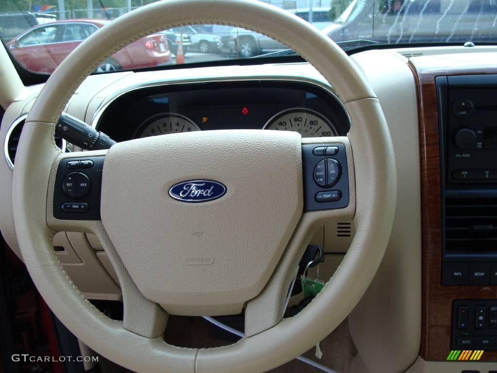 2006 Explorer Eddie Bauer 4x4 - Redfire Metallic / Camel photo #24