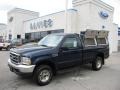 2004 True Blue Metallic Ford F250 Super Duty XLT Regular Cab 4x4  photo #5