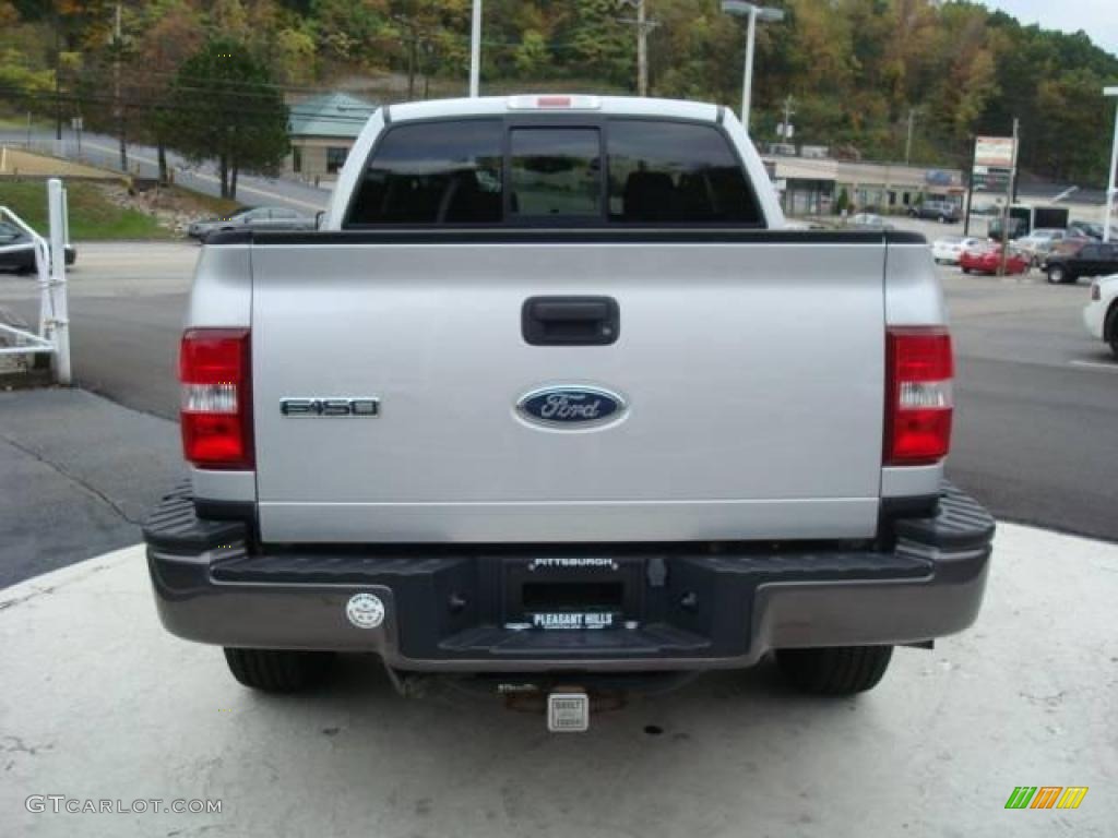 2005 F150 FX4 SuperCab 4x4 - Silver Metallic / Black photo #3