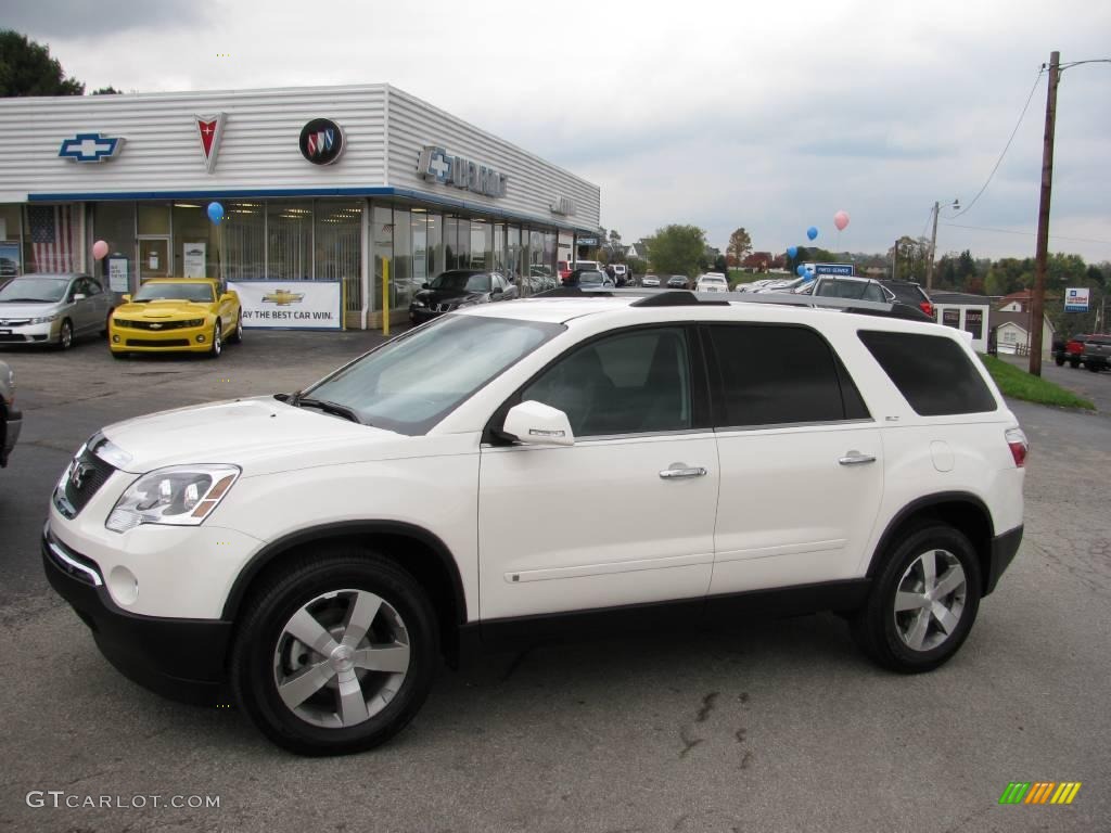 2010 Acadia SLT - Summit White / Ebony photo #1