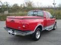 1997 Bright Red Ford F150 Lariat Extended Cab 4x4  photo #3