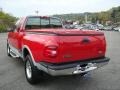 1997 Bright Red Ford F150 Lariat Extended Cab 4x4  photo #5