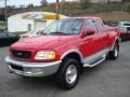 1997 Bright Red Ford F150 Lariat Extended Cab 4x4  photo #7