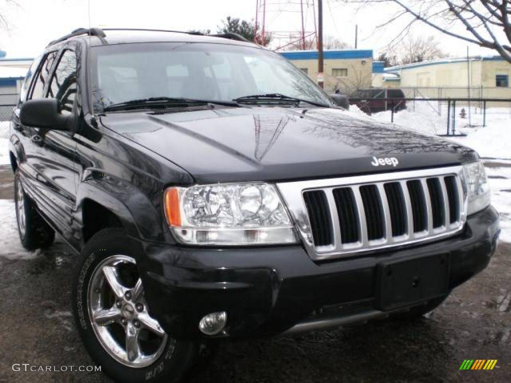 2004 Grand Cherokee Limited 4x4 - Brillant Black Crystal Pearl / Dark Slate Gray photo #1