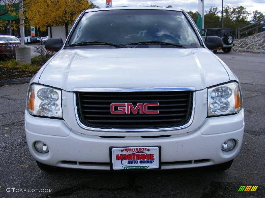 2002 Envoy SLT 4x4 - Summit White / Dark Pewter photo #8