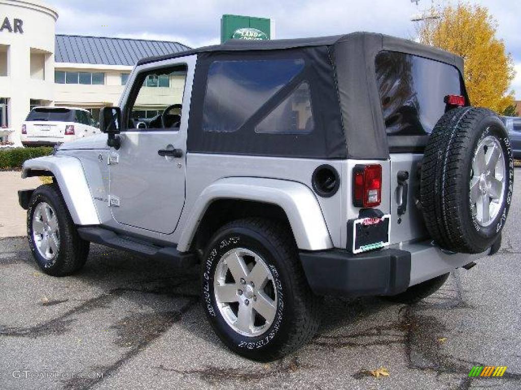 2008 Wrangler Sahara 4x4 - Bright Silver Metallic / Dark Slate Gray/Medium Slate Gray photo #3