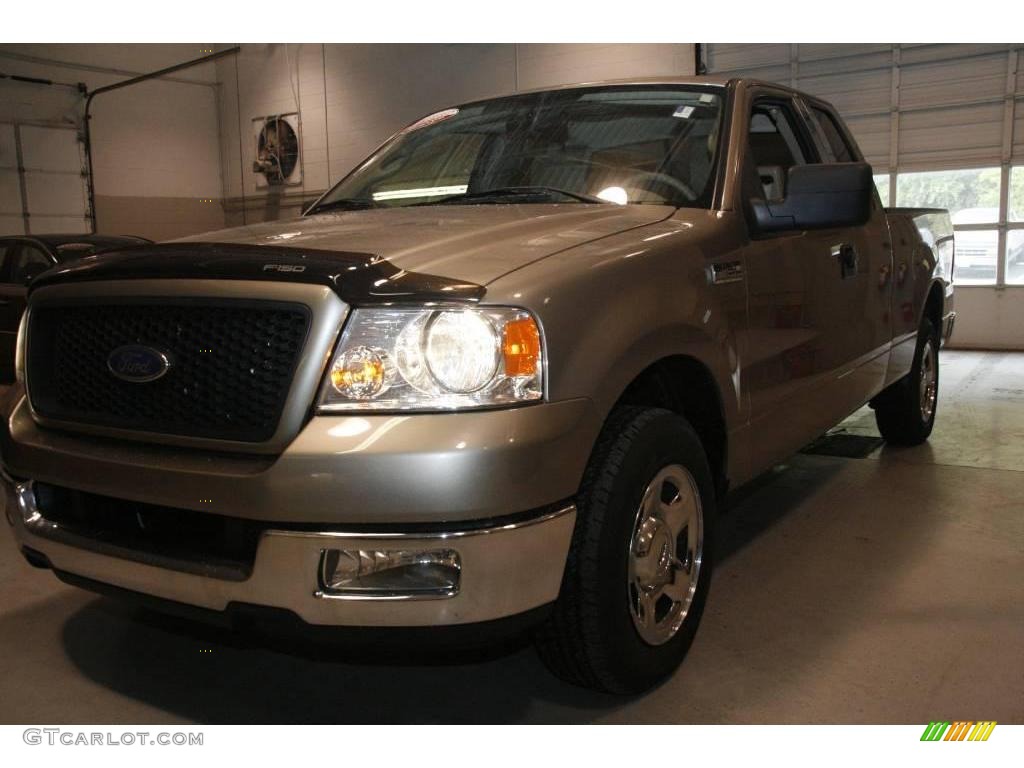 2005 F150 XLT SuperCab - Arizona Beige Metallic / Tan photo #3