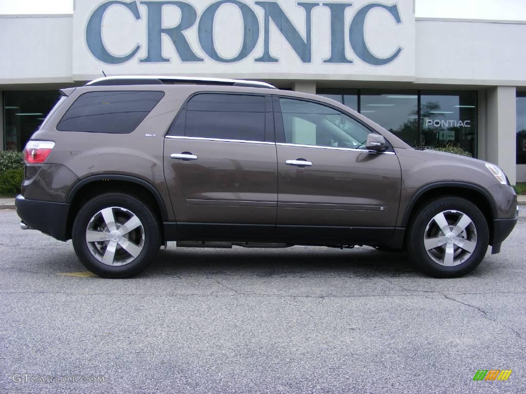 2009 Acadia SLT-2 - Medium Brown Metallic / Ebony photo #1