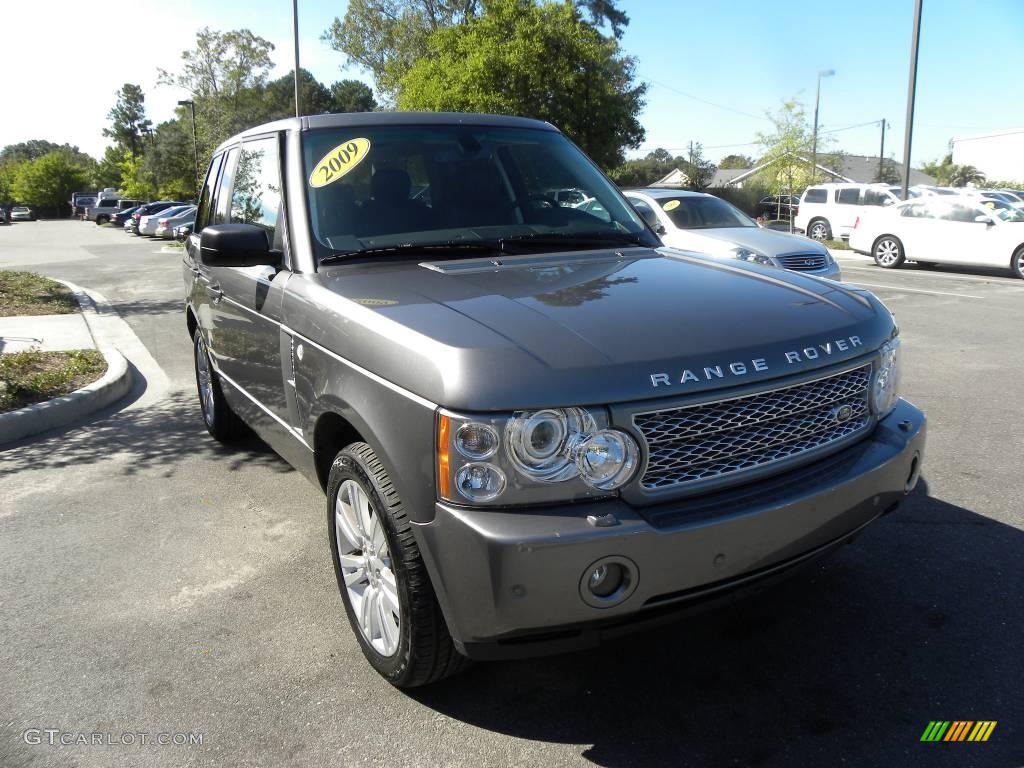 2009 Range Rover Supercharged - Stornoway Grey Metallic / Jet Black/Jet Black photo #1