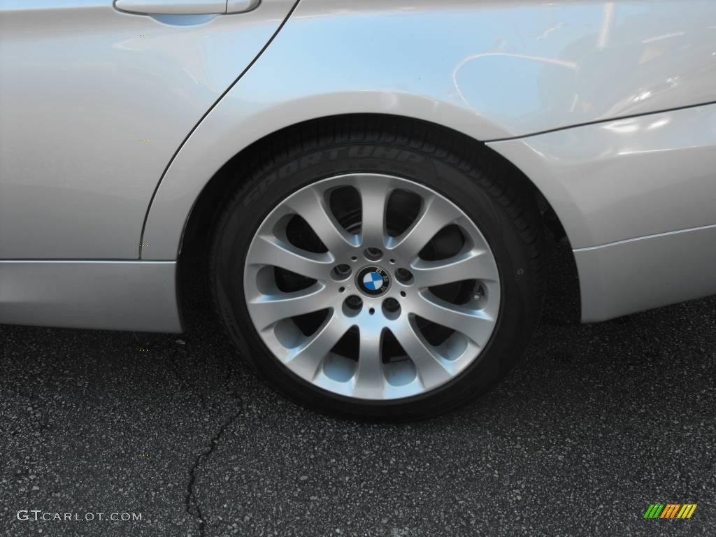 2006 3 Series 330i Sedan - Titanium Silver Metallic / Black photo #19
