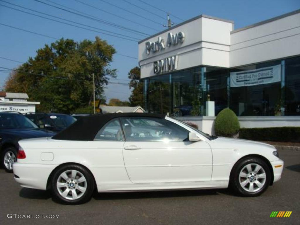 2006 3 Series 325i Convertible - Alpine White / Sand photo #2