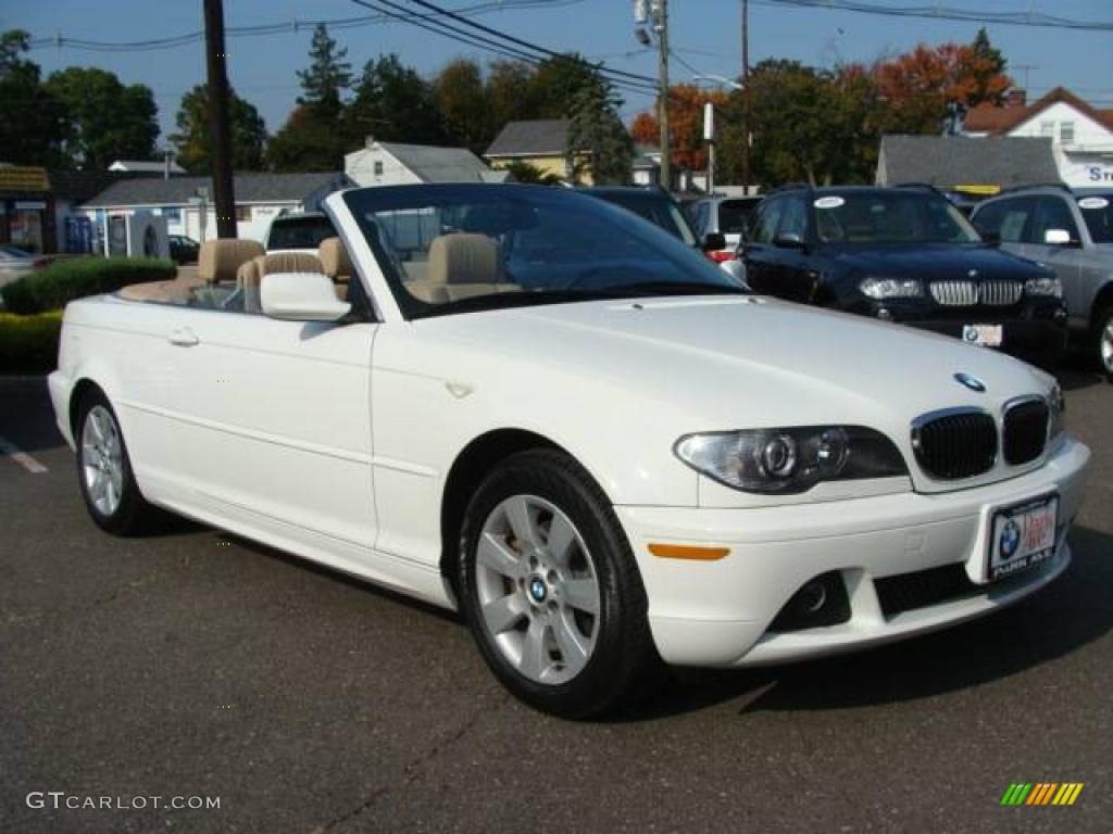 2006 3 Series 325i Convertible - Alpine White / Sand photo #3