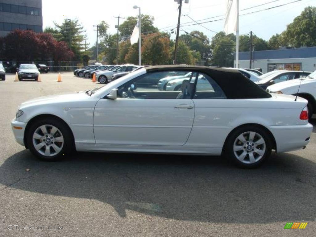 2006 3 Series 325i Convertible - Alpine White / Sand photo #9