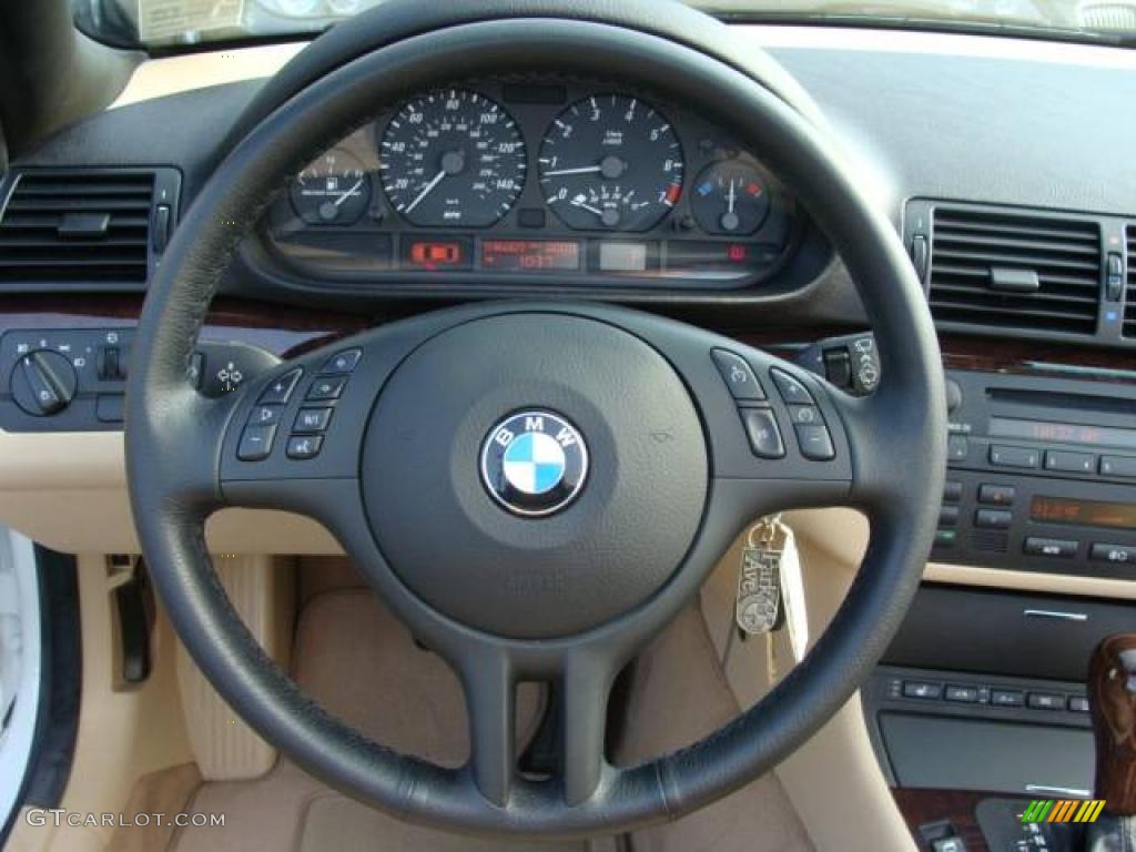 2006 3 Series 325i Convertible - Alpine White / Sand photo #20
