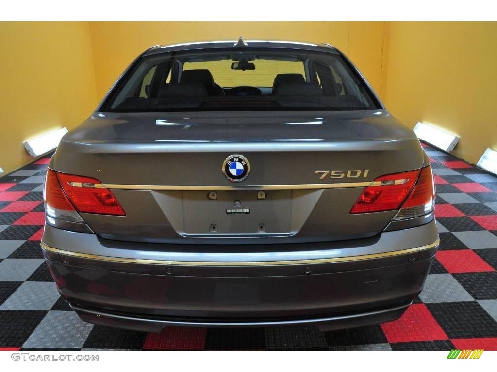 2006 7 Series 750i Sedan - Titanium Grey Metallic / Black/Black photo #5