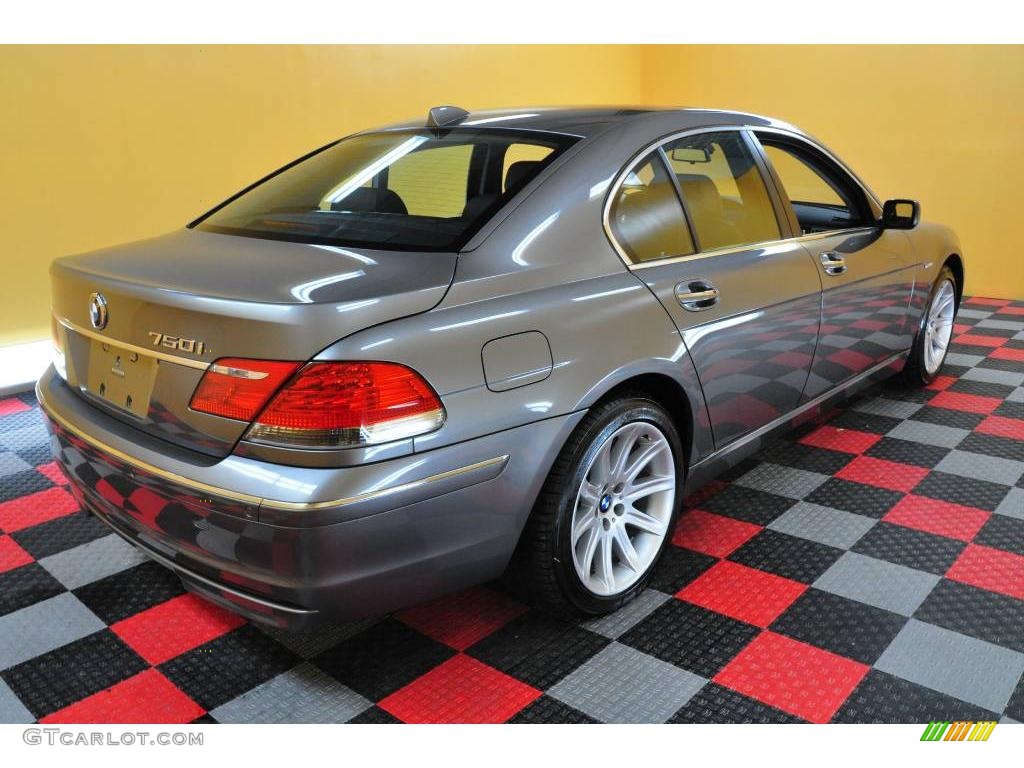 2006 7 Series 750i Sedan - Titanium Grey Metallic / Black/Black photo #6