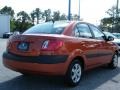 2008 Sunset Orange Kia Rio LX Sedan  photo #5