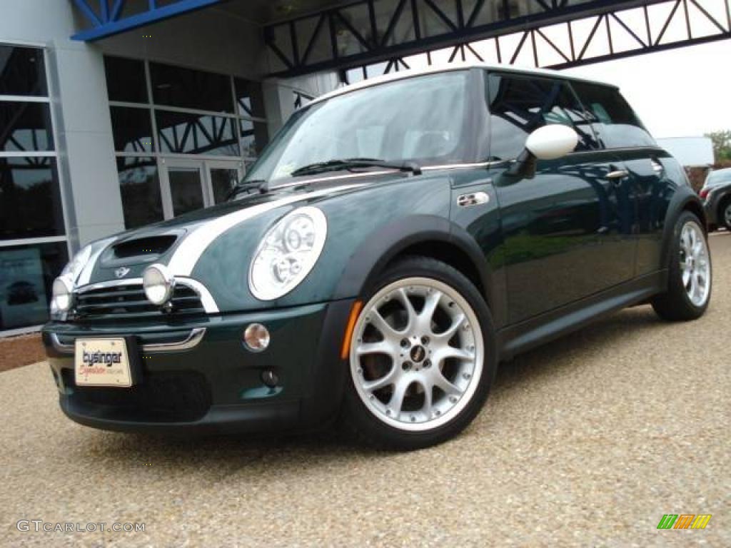 2006 Cooper S Hardtop - British Racing Green Metallic / Black/Panther Black photo #1