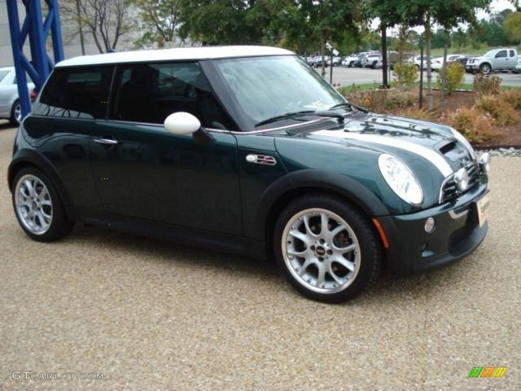 2006 Cooper S Hardtop - British Racing Green Metallic / Black/Panther Black photo #5