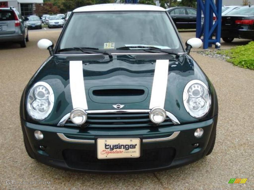 2006 Cooper S Hardtop - British Racing Green Metallic / Black/Panther Black photo #7