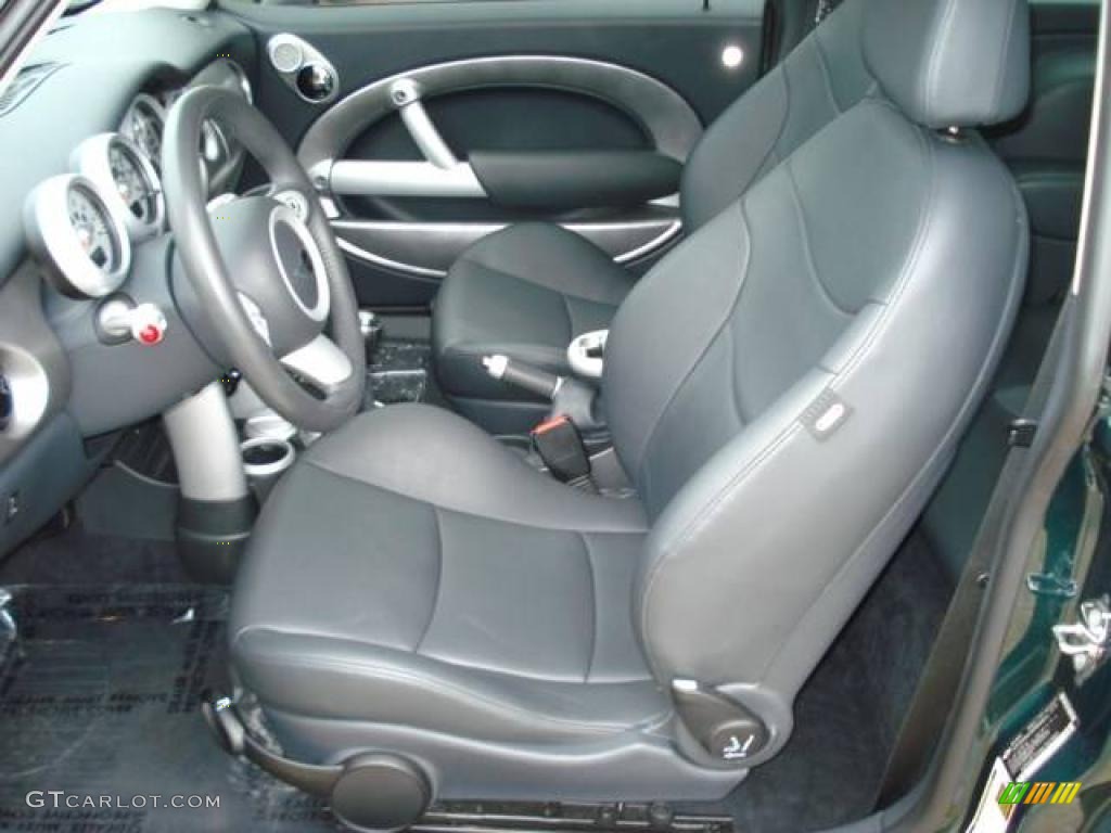 2006 Cooper S Hardtop - British Racing Green Metallic / Black/Panther Black photo #8