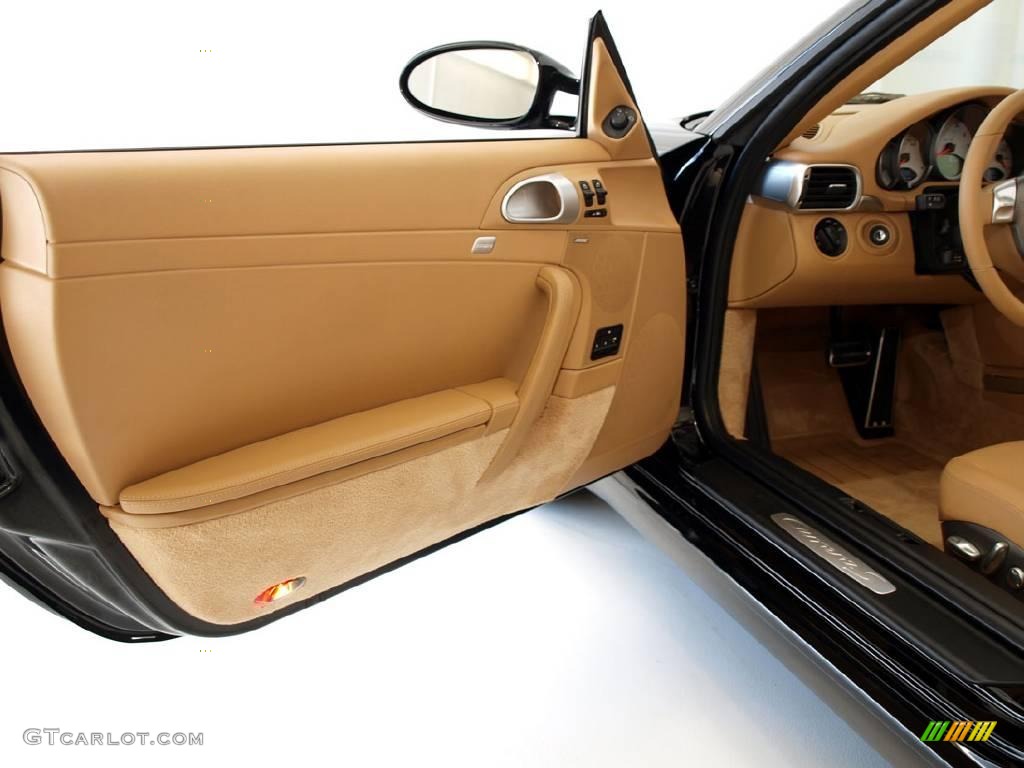 2008 911 Carrera S Cabriolet - Black / Sand Beige photo #10