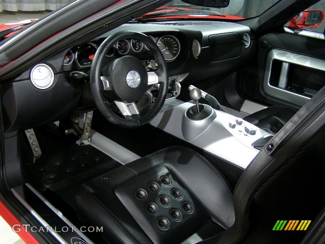 Ebony Black Interior 2006 Ford GT Standard GT Model Photo #197391