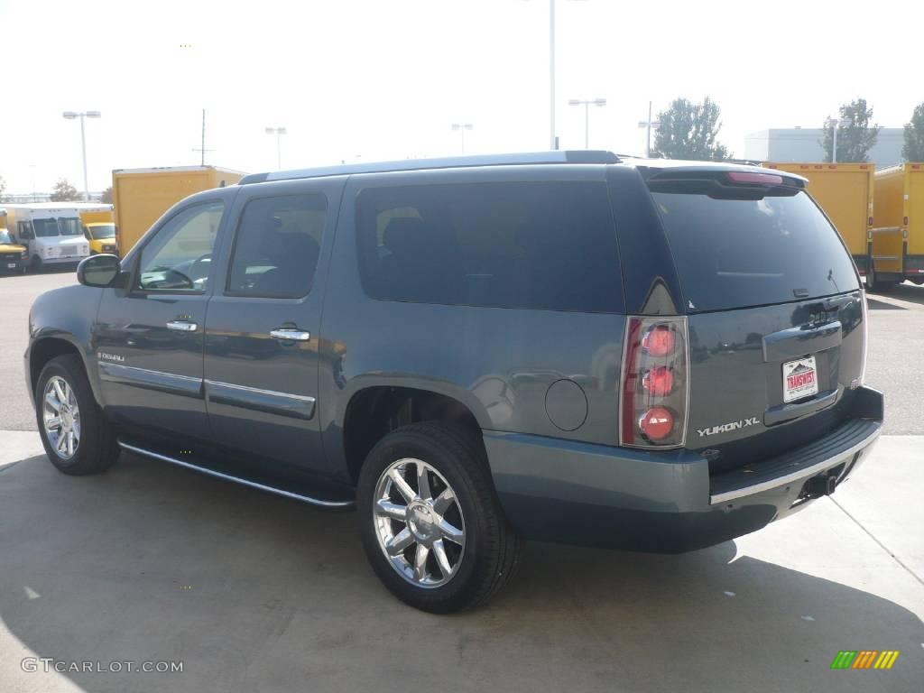 2007 Yukon XL Denali AWD - Stealth Gray Metallic / Ebony Black photo #4