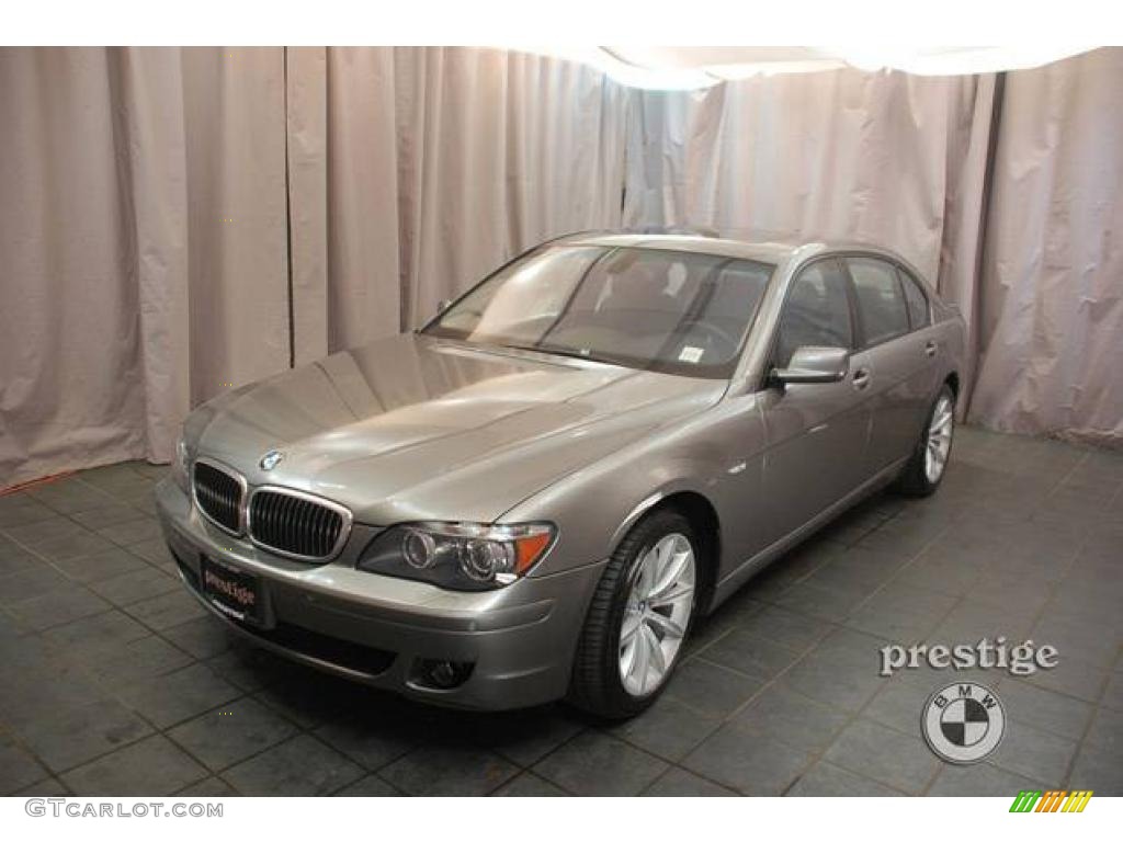 2007 7 Series 750Li Sedan - Sterling Grey Metallic / Black photo #1