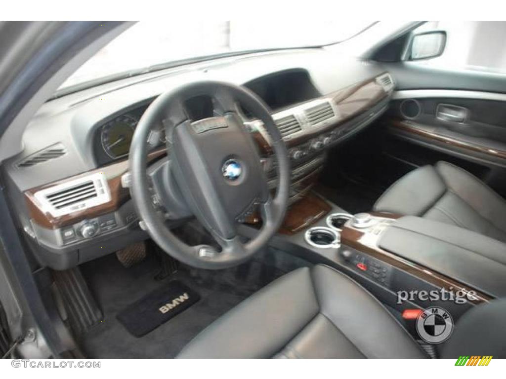 2007 7 Series 750Li Sedan - Sterling Grey Metallic / Black photo #4