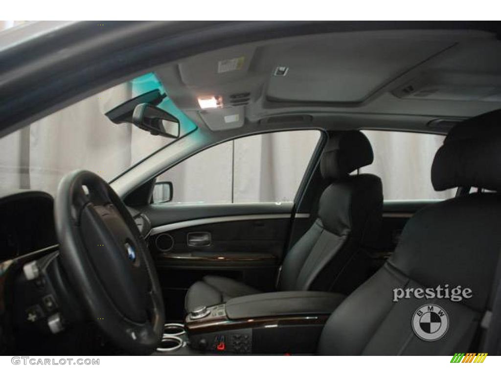 2007 7 Series 750Li Sedan - Sterling Grey Metallic / Black photo #5