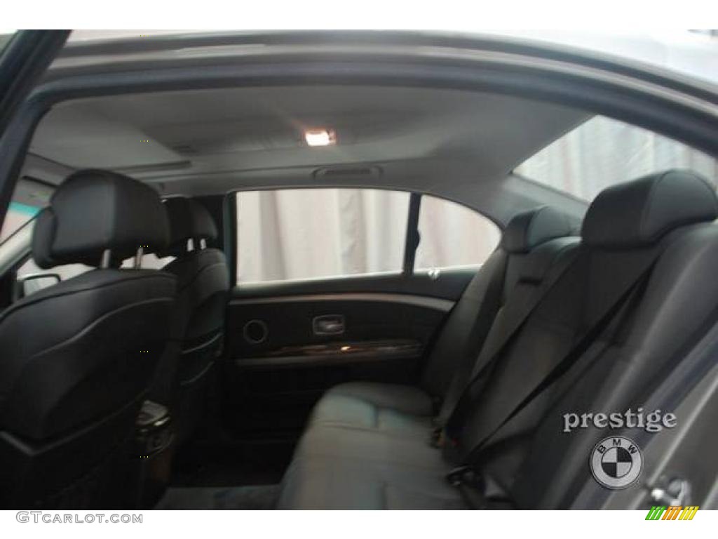 2007 7 Series 750Li Sedan - Sterling Grey Metallic / Black photo #6