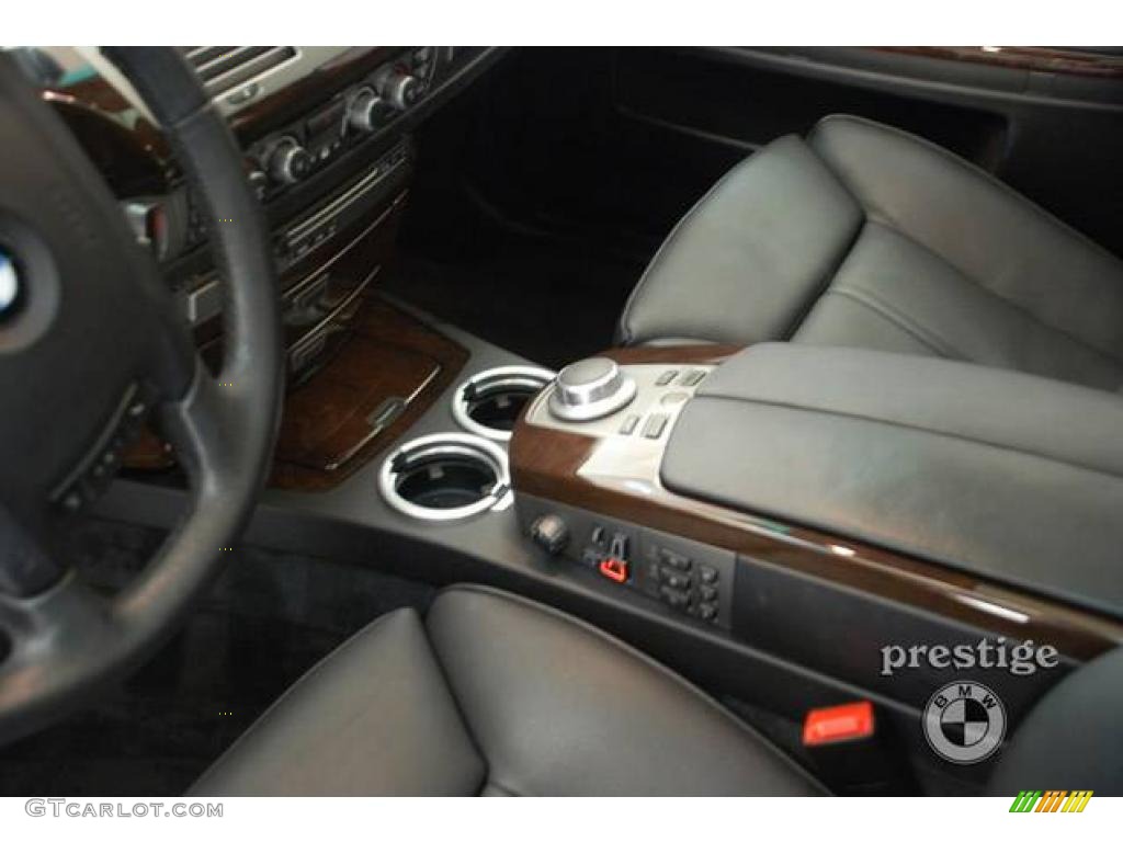 2007 7 Series 750Li Sedan - Sterling Grey Metallic / Black photo #7