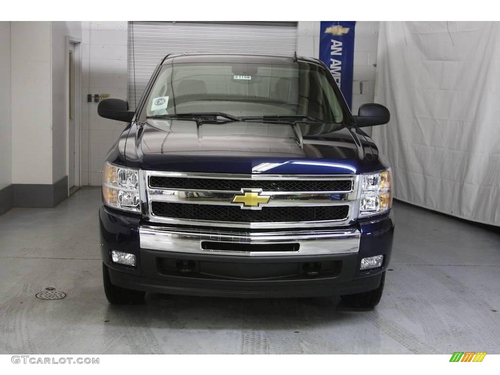 2009 Silverado 1500 LT Crew Cab 4x4 - Imperial Blue Metallic / Ebony photo #2