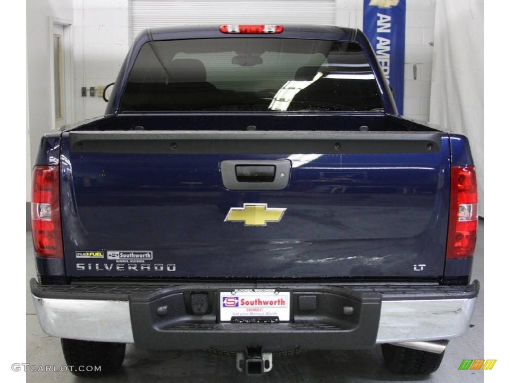 2009 Silverado 1500 LT Crew Cab 4x4 - Imperial Blue Metallic / Ebony photo #3