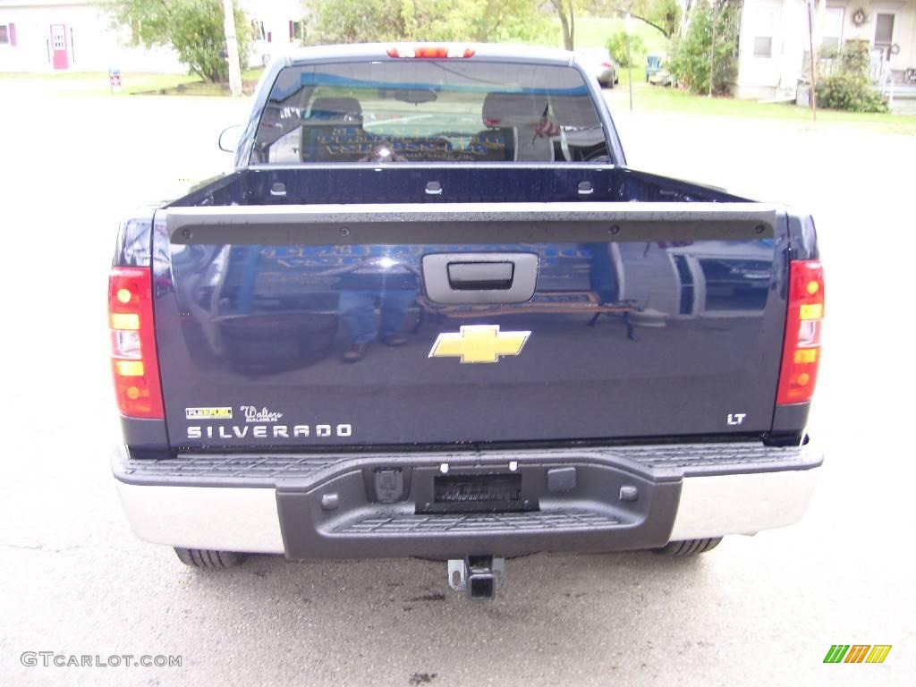 2009 Silverado 1500 LT Extended Cab 4x4 - Imperial Blue Metallic / Light Titanium photo #6