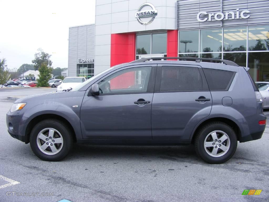2007 Outlander ES - Graphite Gray Pearl / Black photo #2