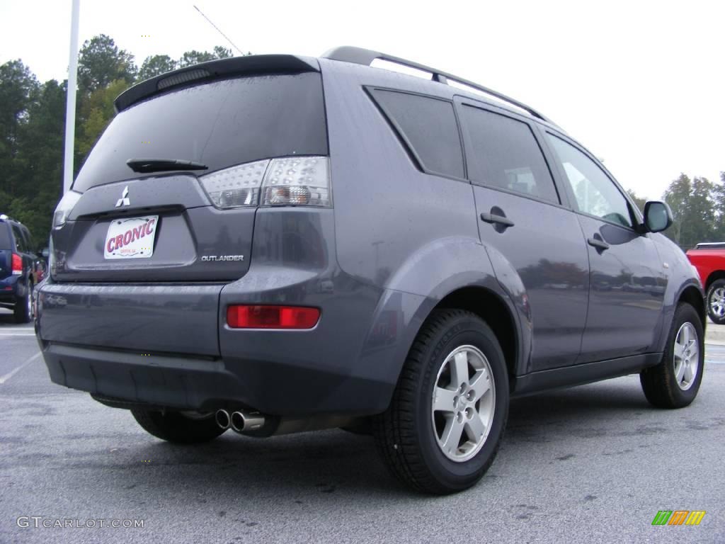 2007 Outlander ES - Graphite Gray Pearl / Black photo #5
