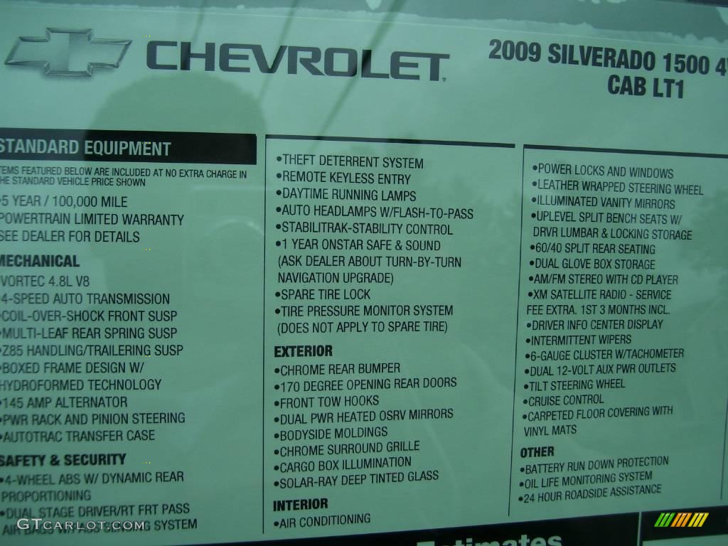 2009 Silverado 1500 LT Extended Cab 4x4 - Imperial Blue Metallic / Light Titanium photo #18