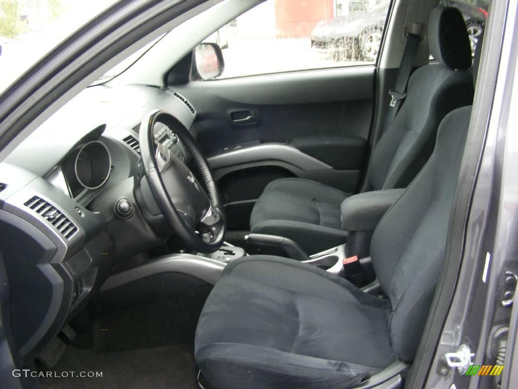 2007 Outlander ES - Graphite Gray Pearl / Black photo #10