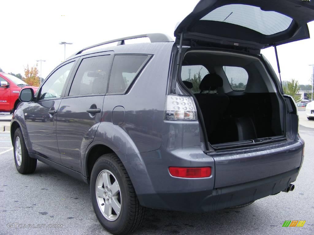 2007 Outlander ES - Graphite Gray Pearl / Black photo #14