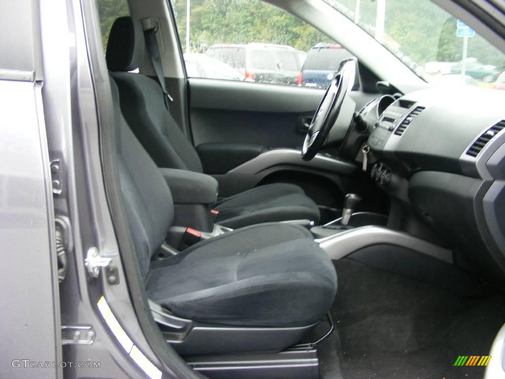 2007 Outlander ES - Graphite Gray Pearl / Black photo #16