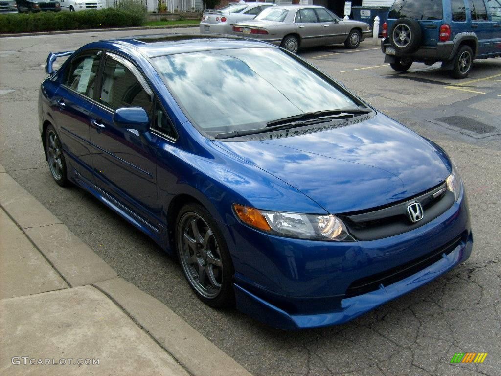 Fiji Blue Pearl 2008 Honda Civic Mugen Si Sedan Exterior Photo #19742323