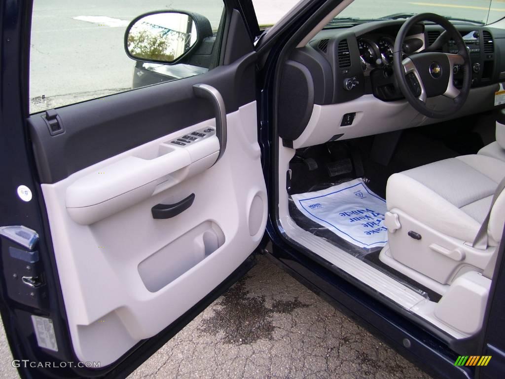 2009 Silverado 1500 LT Extended Cab 4x4 - Imperial Blue Metallic / Light Titanium photo #30