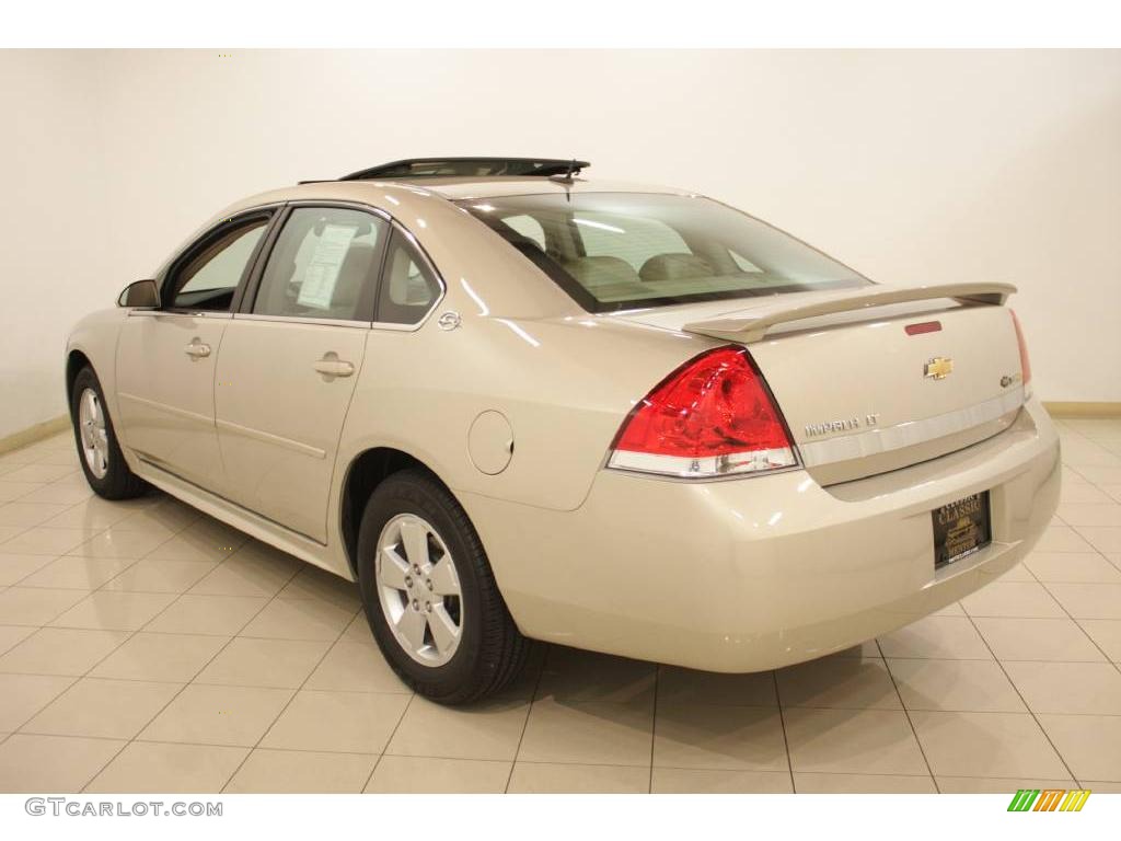 2009 Impala LT - Gold Mist Metallic / Neutral photo #5