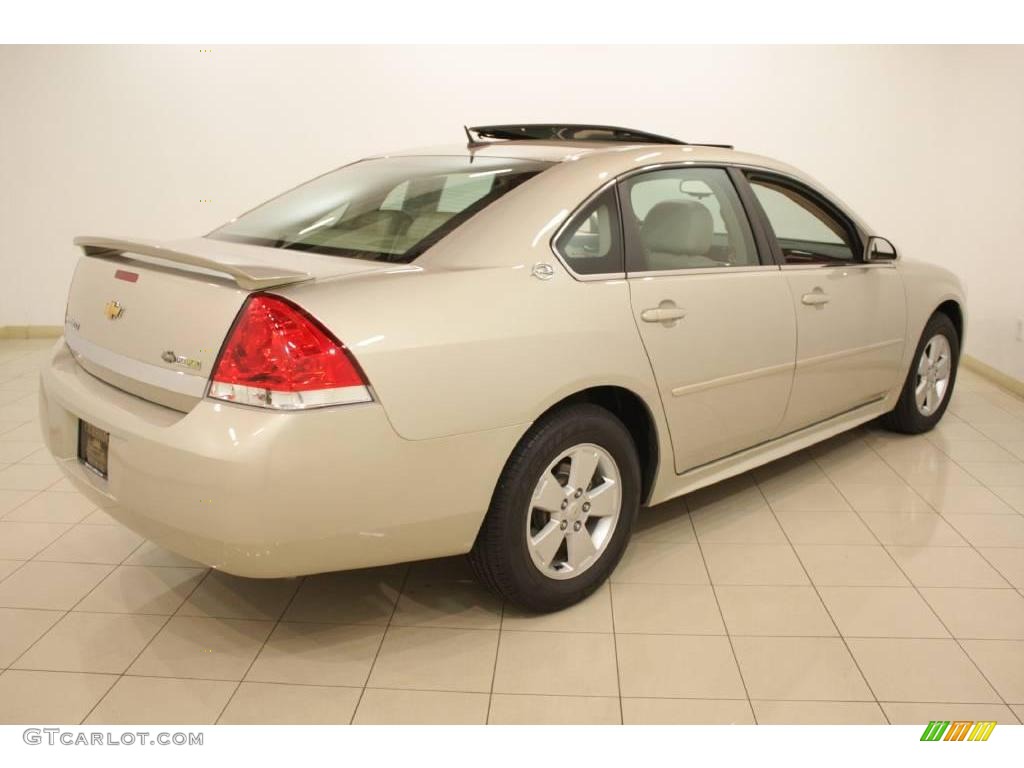 2009 Impala LT - Gold Mist Metallic / Neutral photo #6
