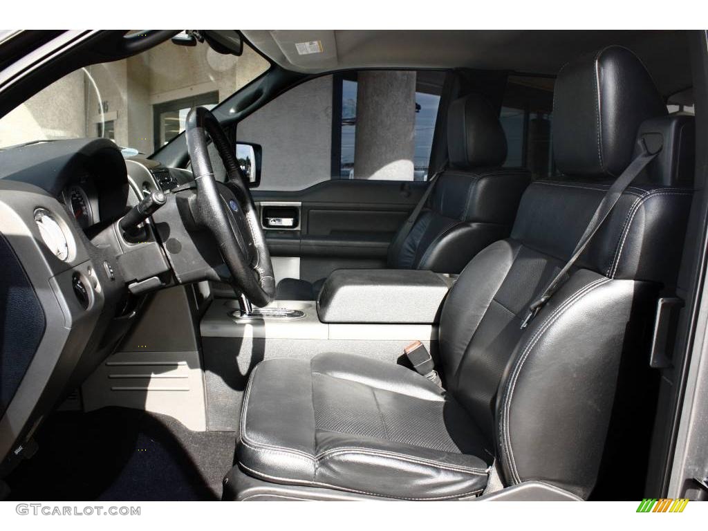 2005 F150 FX4 SuperCab 4x4 - Dark Shadow Grey Metallic / Black photo #5