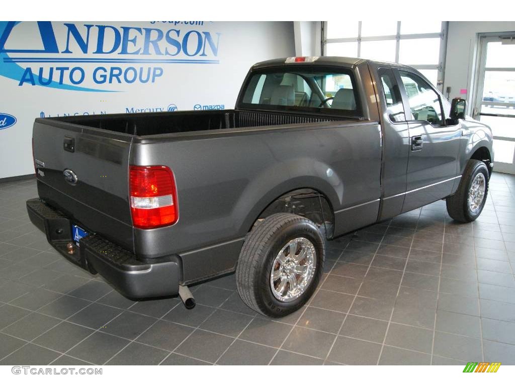 2006 F150 XL Regular Cab - Dark Shadow Grey Metallic / Medium/Dark Flint photo #2