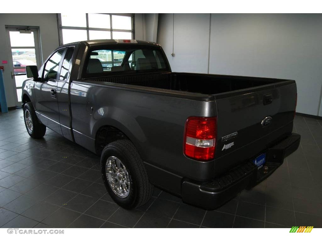 2006 F150 XL Regular Cab - Dark Shadow Grey Metallic / Medium/Dark Flint photo #4