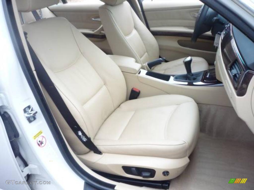 2007 3 Series 335i Sedan - Alpine White / Beige photo #6